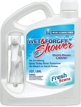 E201064 Wet & Forget And Shower Cleaner Multi-surface Weekly No Scrub Bleach-free