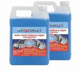 800064 Wet & Forget Inc 2 Pack And Outdoor Cleaner Concentrate 0.75 Gallon Make 9 Gallons Total
