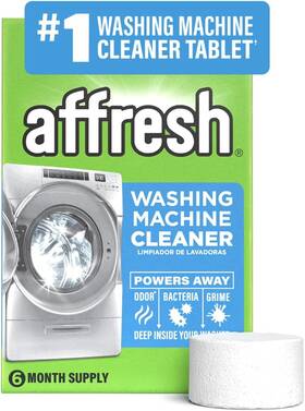 Whirlpool 313045827823 Affresh Washing Machine Cleaner Helps Power Away Odor Causing Bacteria And Grime