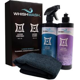 Whish Wash 860013215606 Whishwash Leather Care Kit - 16-fl Oz Premium Cleaner And Con