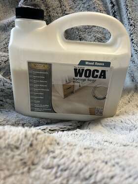White 708055003759 Woca Natural Soap 2.5 Liter 70% Full Ships Free
