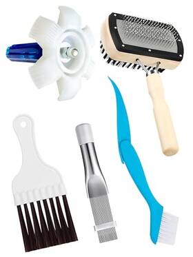 Kts005 Whtawtaw 5 Pcs Ac Coil Cleaner Set Plastic Air Conditioner Fin Comb Stainless