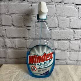 Windex 019800401214 No Drip Foaming Action 26 Fl Oz 2006 Discontinued Bottle 50% Full Prop
