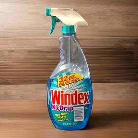 Windex 019800501303 No Drip Glass Cleaner 32 Oz Big Bottle From 1997 Discontinued 87.5% Full