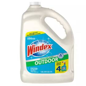 Windex 445043389386 128 Fl. Oz. Outdoor Glass Cleaner Refill