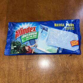714944 Windex Outdoor Refill Cleaning Pad Windows 1 Pk 2 Pads Discontinued Sealed F1