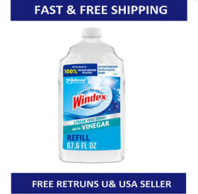 Windex Glass Cleaner Refill Vinegar Streak-free Shine 2 L Usa Seller