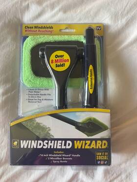 Windshield Wizard 097298047091 Tool As-seen-on-tv Windshields Without Reaching Microfiber