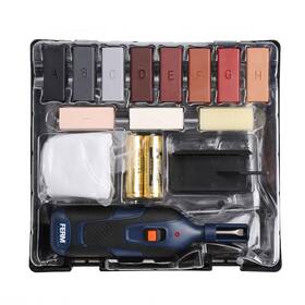 Wintools 752987730052 19pc Hardwood Laminate Wooden Wood Floor Repair Kit Wax Chip Scratch With Case