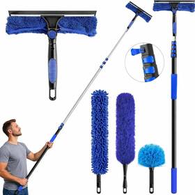 A1473k-11-v0 Wlich 26ft High Reach Duster Kit Aluminum 5-20ft Fan And Window Cleaner Set Versatile
