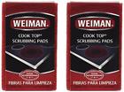 Wmn-002b Weiman Cook Top Scrubbing Pads Count Pack Cuts 772195429323