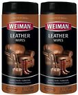 Wmn-008b Weiman Leather Wipes Pack Clean Condition Uv Protection 806149249221