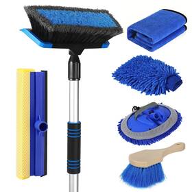 Wbrush008 Wontolf 62ftft Car Wash Brush With Long Handle Scratch-free Soft Bristles Sturdy W
