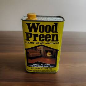 Wood Preen 031600511009 1 Quart 32oz Cleaner Wax Practically Full Can