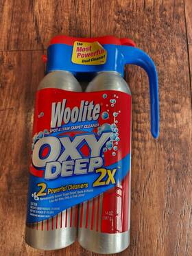 Woolite 011120003949 Oxy Deep 2x Spot And Stain Carpet Cleaner Powerful Cleaners X 2 14oz Nos