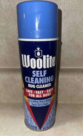 Woolite 062338062204 Vtg 1991 Foaming Self Cleaning Rug Cleaner - 100% Full -tested 22 Oz