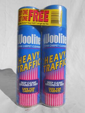 Woolite 078300040323 Foam Carpet Cleaner Heavy Traffic Rug Deep Cleans Dirt 1995 Double Pack