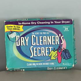 Woolmark 687273111062 Dry Cleaners Secret At Home Cleaning 6 Sheets Unopened Box