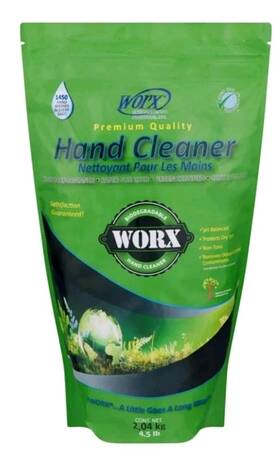 Worx Environmental Products Inc. 621749000221 Biodegradable Hand Cleaner 4.5 Lb Standup Pouch Pound Camping Outdoor