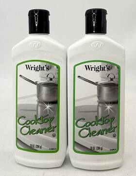 Wrights 011121000770 Cooktop Cleaner Cream Glass Ceramic Cook Top Clean And Polish Lot Of 2
