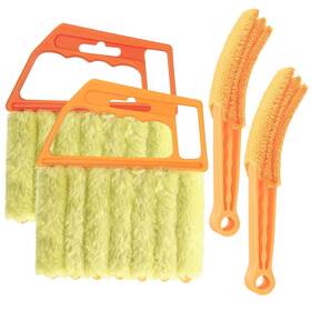 Wjlsm004020 Wugongshan 2 Pcs Window Venetian Blind Cleaner Duster Tools 7 Finger Brus