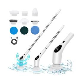 Yj-s95 Wybq Electric Spin Scrubber Shower With Long Handle For Cleaning Bathroom
