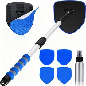 Xd-40168c-blue Xindell Windshield Cleaner Tool 360 Rotation Large Head Car Window Cleaning