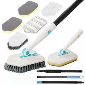 Ymdbs01-8-5 Yangmum Tile Floor Scrub Brush 51-inch Long Handle Bathtub Scrubber Shower Cleaner