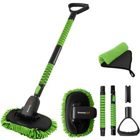 Yw-p00030 Yeewayveh Car Wash Brush Mop With Long Handle 55 Inch Extendable D-grip