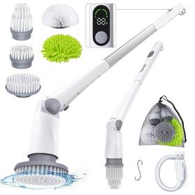 Ipx7 Yeolet 768556861437 Electric Spin Scrubber Waterproof Cordless Cleaning Brush Adjustable &