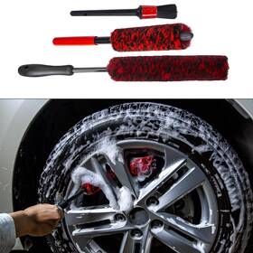 Yl02101041 Yisharry Li Car Wheel Brush Kit 3 Pack Synthetic Soft And Detail