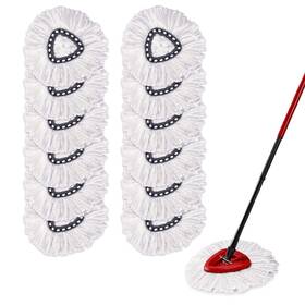 Yision 784121413832 12pcs Mop Replacement Heads 100% Microfiber Refills Spin