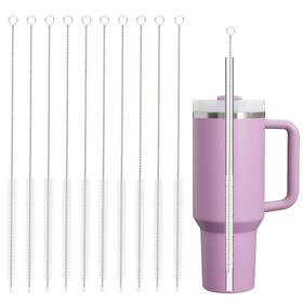 Youcox 769092053355 Straw Cleaner Brush For Stanley 10pcs Reusable Extra Long Cleaning Bru