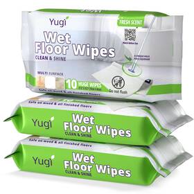 12123 Yugi Baby Green Xxl Wet Floor For Squeegee Stick Multi Surface Cleaning Fresh Aroma Sce