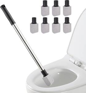 Yu11 Yujoiban Pumice Stone Toilet Bowl Cleaner 8 Pcs With 1 Extra Long Handle