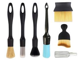Szyh01 Zaakoo 7pcs Car Beauty Brush Set Cleaning Brushes For Interior Or Exteri