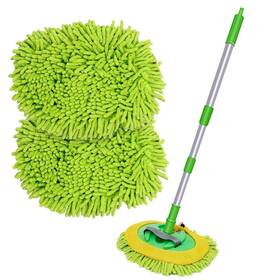 Xichetuoba123 Zanwe 47 Inch Car Wash Brush Mop Cleaning Tool With Long Handle Kit For Washing Detail