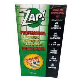 Zap 717460020164 Professional Maintainer Porcelain Fiberglass Tile Grout 16 Fl Oz New