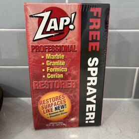 Zap 717460081127 Professional Cleaner Restorer Marble Granite Formica Corian 12oz. Sealed