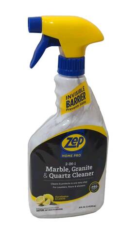 Zep 021709025491 2 In 1 Marble Granite Cleaner And Protectant 24 Oz Eucalyptus Lemon