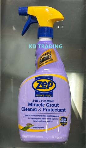 Zep 021709026245 Pro 2-in-1 Foaming Miracle Grout Cleaner And Protectant 946ml Morning Dew