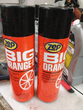 11401 Zep 2 Cans Big Orange Heavy-duty Citrus Degreaser Aerosol - 15 Oz 846