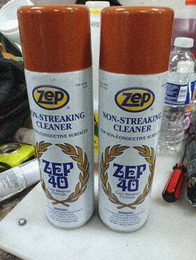322901 Zep 2 Pack 40 Lv Non-streaking Cleaner Aerosol - 18 Oz 608