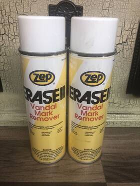 Zep 690858998002 Lot Of 2 Erase Ii Heavy-duty Vandal Mark Remover 16 Oz