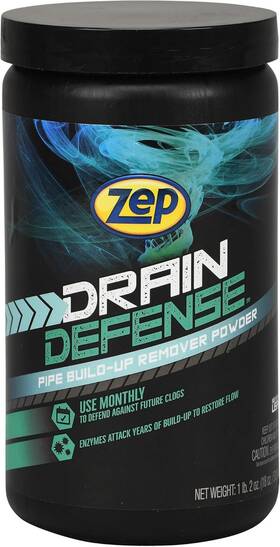 Zdc16 Zep Dc16 Drain Defense Enzymatic Cleaner Powder - 18 Ounces Safe For