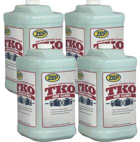 Zep R54824ct Tko Heavy-duty Industrial Gritted Hand Cleaner Lemon Solvent-free 1 Gal 4/pk