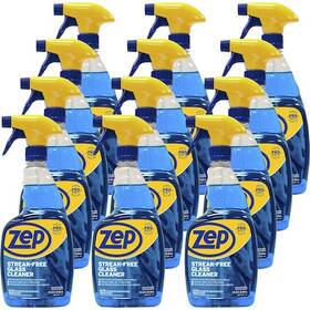 Zpezu112032ct Zep Spray Streak-free Glass Cleaner Blue 12 Pk