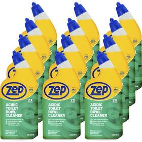 Zpezuatbc32ct Zep Toilet Bowl Cleaner Acidic 32oz. Blue Pk 12