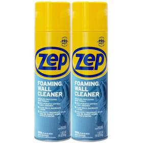 Zufwc182 Zep Foaming Wall Cleaner 18 Oz 2 Pack Spray No Scrub