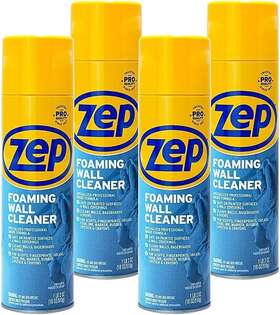 Zufwc184 Zep Foaming Wall Cleaner- 18 Ounce Case Of 4 Removes Stains Safely All Surface